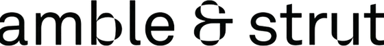 Logo Amble & Strut